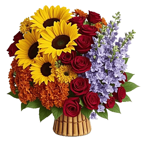 Golden Sunflower Bouquet