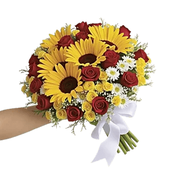 Golden Sunflower Bouquet
