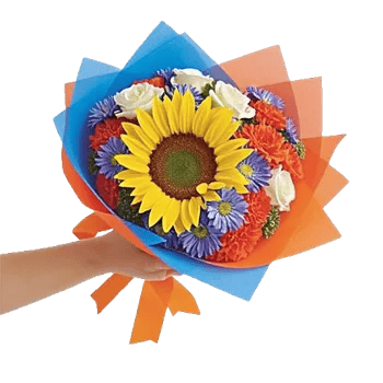 Golden Sunflower Bouquet