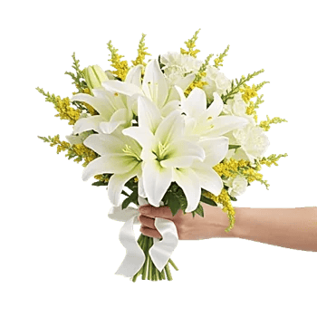 Graceful Lily Display