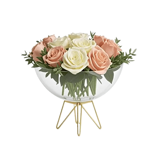 Blush Romantic Centerpiece