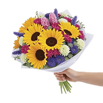 Golden Sunflower Bouquet