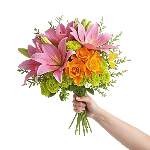 Graceful Lily Display