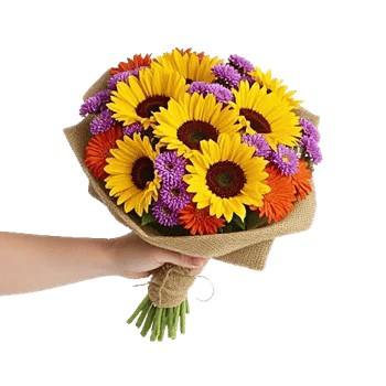 Golden Sunflower Bouquet