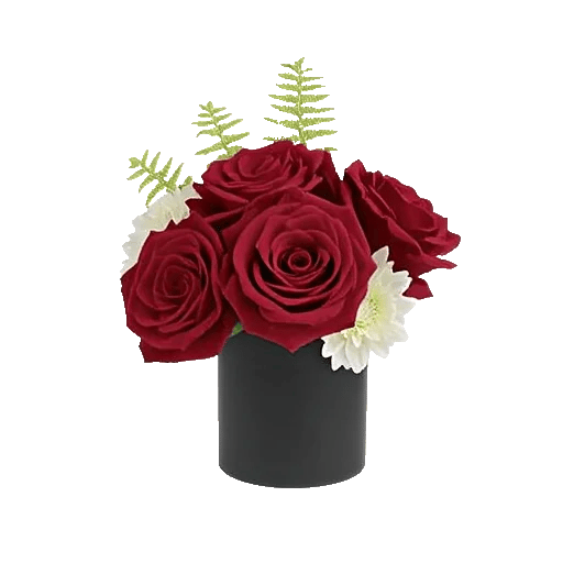 Crimson Blossom Harmony