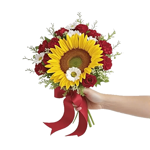 Golden Sunflower Bouquet