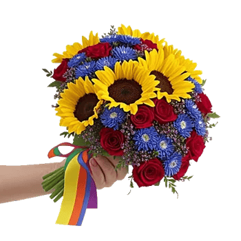 Golden Sunflower Bouquet