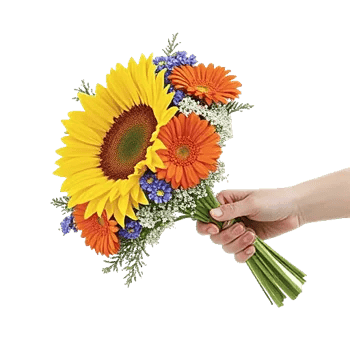 Golden Sunflower Bouquet