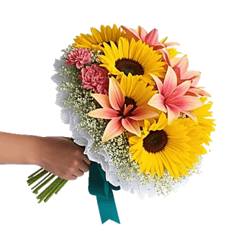 Golden Sunflower Bouquet