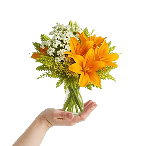 Graceful Lily Display