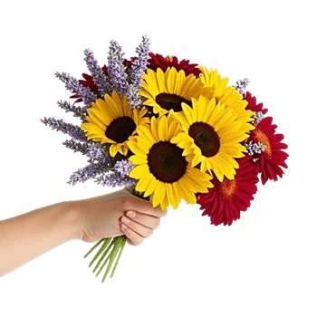 Golden Sunflower Bouquet