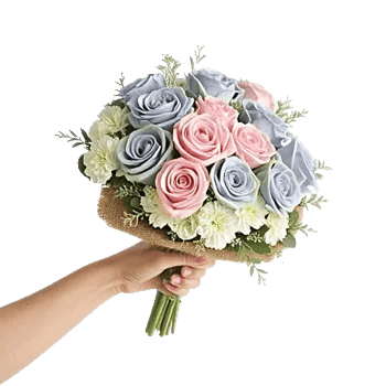 Elegant Blue Roses