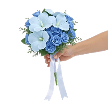 Elegant Blue Roses