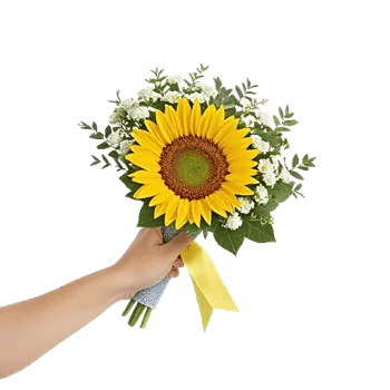 Golden Sunflower Bouquet