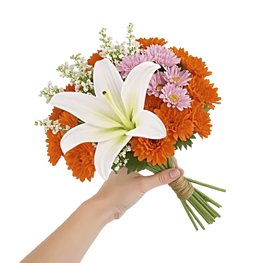 Graceful Lily Display