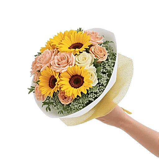 Golden Sunflower Bouquet