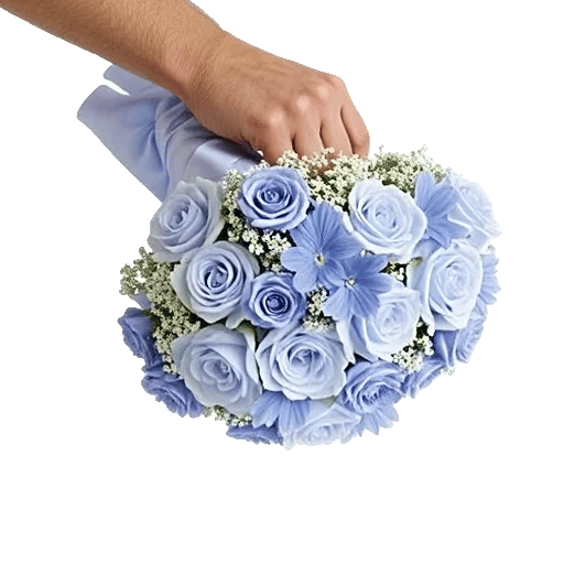 Elegant Blue Roses