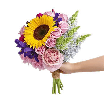 Golden Sunflower Bouquet