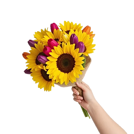 Golden Sunflower Bouquet