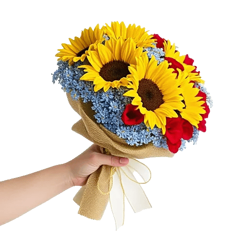 Golden Sunflower Bouquet