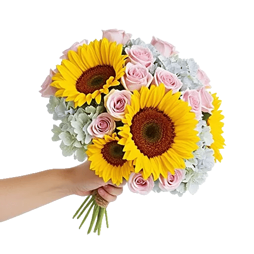 Golden Sunflower Bouquet