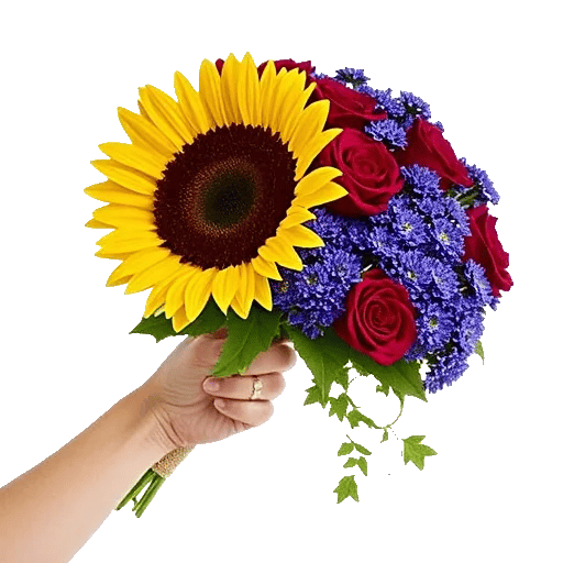 Golden Sunflower Bouquet