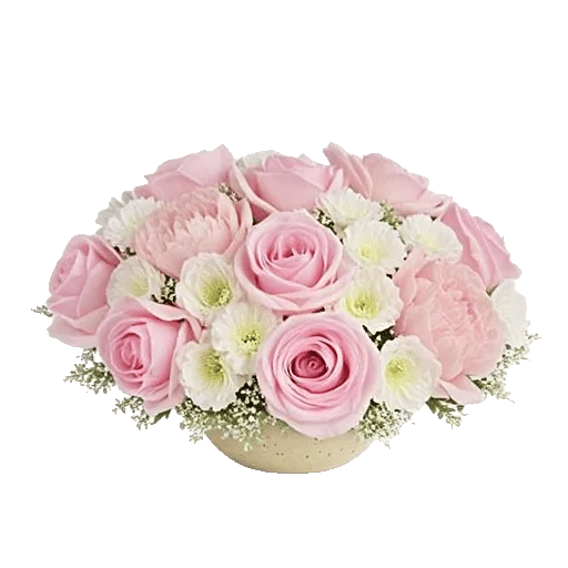 Blush Romantic Centerpiece