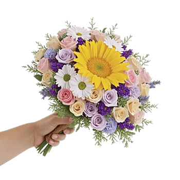 Golden Sunflower Bouquet