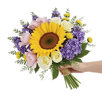 Golden Sunflower Bouquet