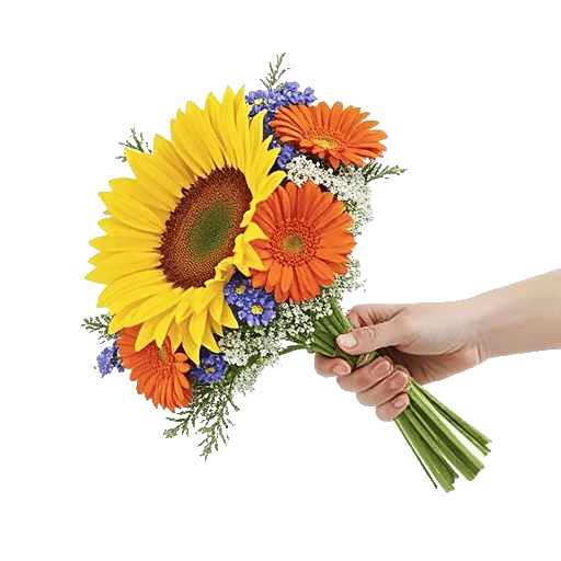 Golden Sunflower Bouquet