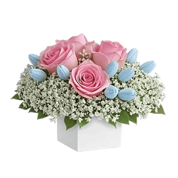 Blush Romantic Centerpiece