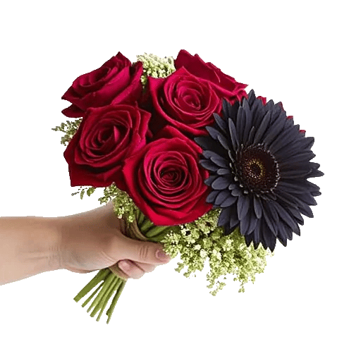 Crimson Blossom Harmony