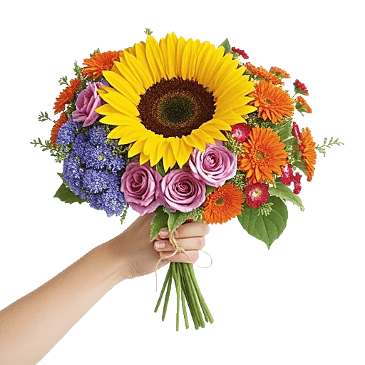 Golden Sunflower Bouquet