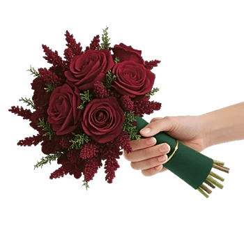 Crimson Blossom Harmony