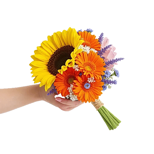 Golden Sunflower Bouquet