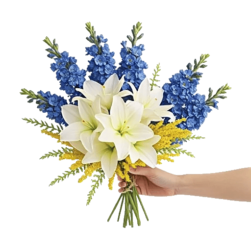 Graceful Lily Display