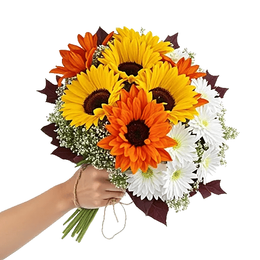 Golden Sunflower Bouquet