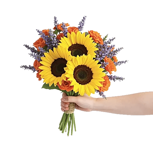 Golden Sunflower Bouquet
