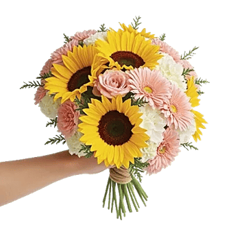 Golden Sunflower Bouquet