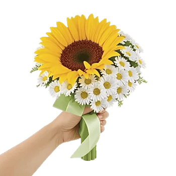 Golden Sunflower Bouquet