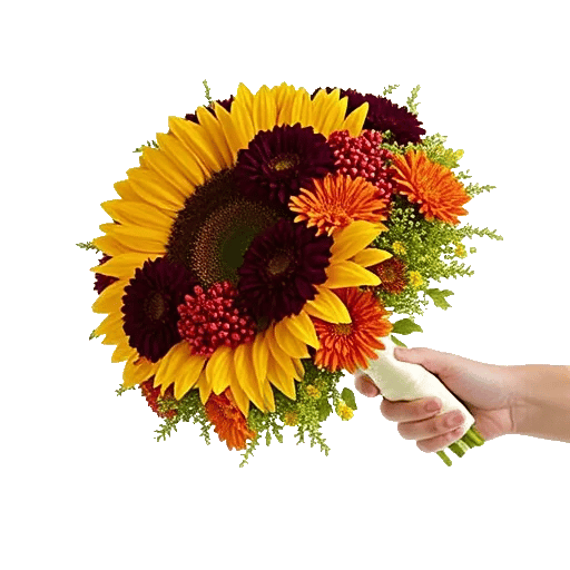 Golden Sunflower Bouquet