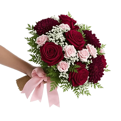 Deep Red Blossoms