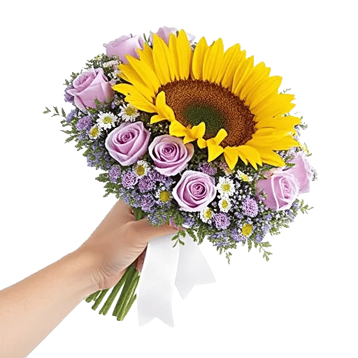 Golden Sunflower Bouquet