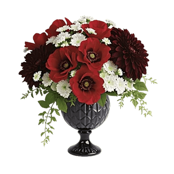 Crimson Blossom Harmony