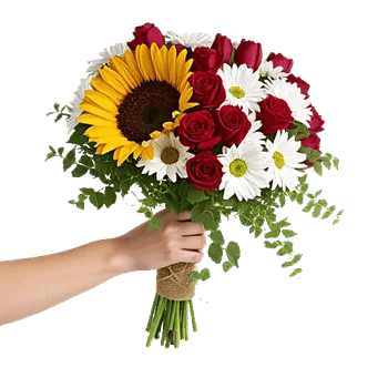 Golden Sunflower Bouquet