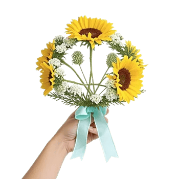 Golden Sunflower Bouquet