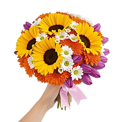 Golden Sunflower Bouquet