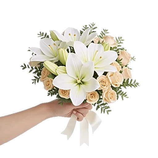 Graceful Lily Display