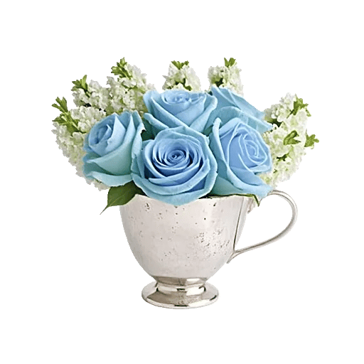 Elegant Blue Roses