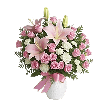 Graceful Lily Display